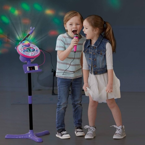 🎤 VTech // Kidi Star Karaoke Machine Pink/Purple (English Version) - Picture 3 of 3